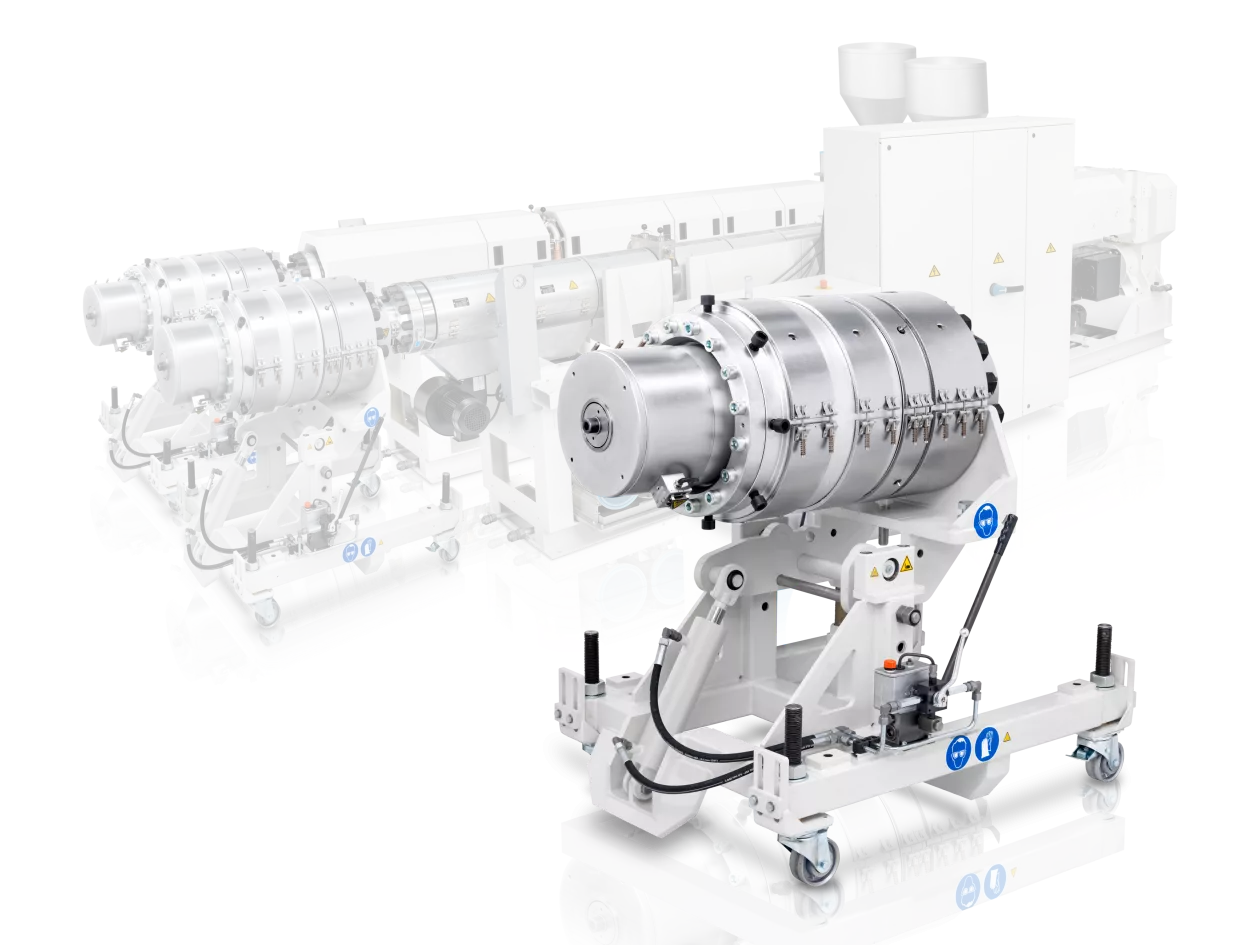 PVC single-layer pipe heads